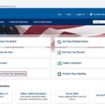 IRS main homepage website