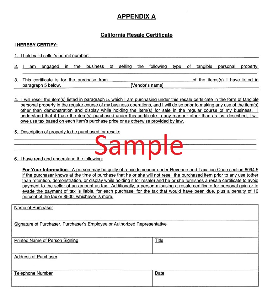 How To Get A Copy Of Florida Resale Certificate