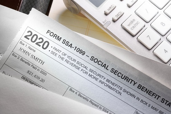 Social security benefits form