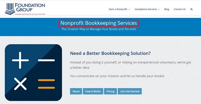 foundation group bookkeeping services