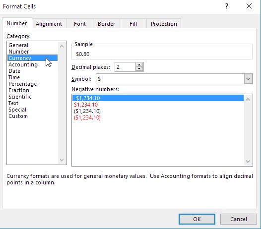 credit card interest, excel step 6