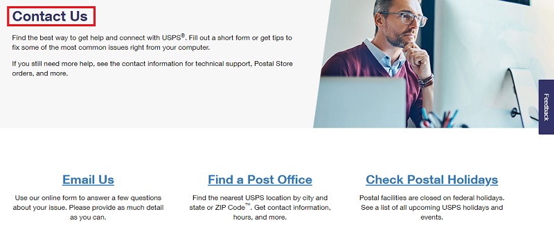 Usps contact information